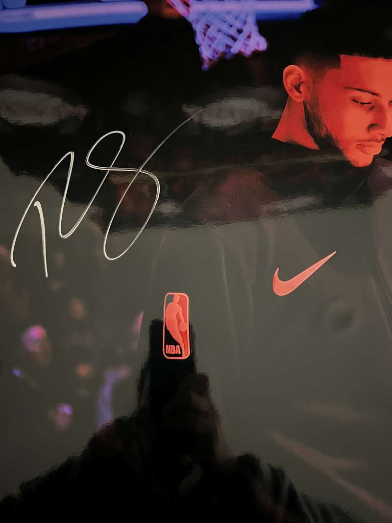 Ben Simmons Signed 16x20 Photo Preperation LE /125 Upper Deck UDA COA