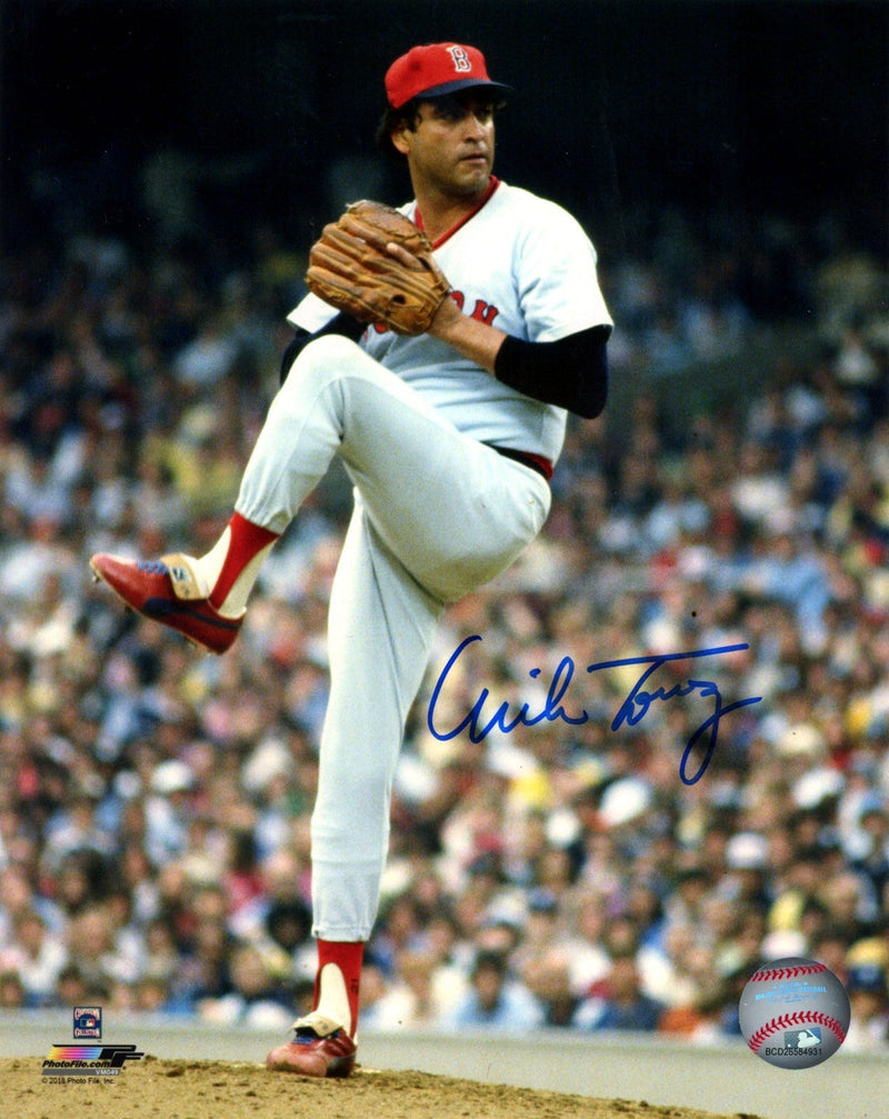 Mike Torrez Signed Autographed Boston Red Sox 8x10 Photo File LSCM COA #3