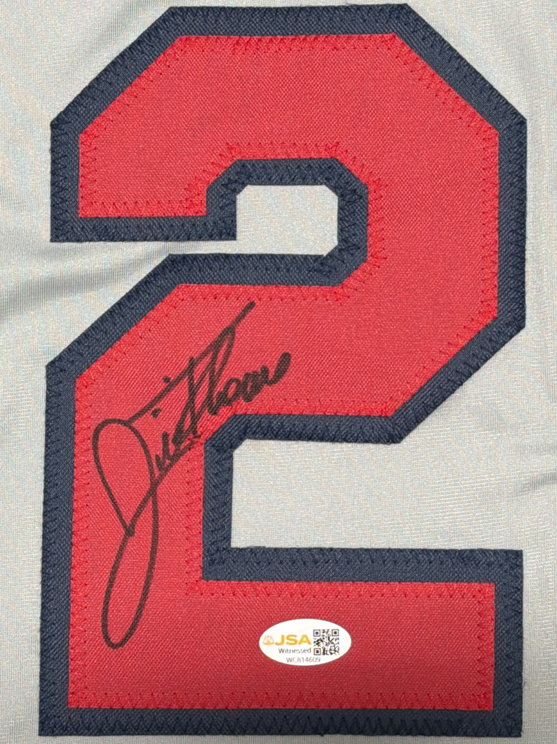 Jim Thome Signed Autographed Cleveland Custom Jersey JSA Witness COA
