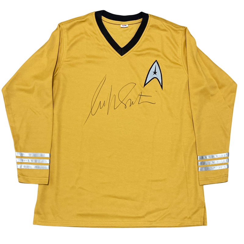 William Shatner Signed Autographed Star Trek Captain Kirk Shirt Uniform PSA COA