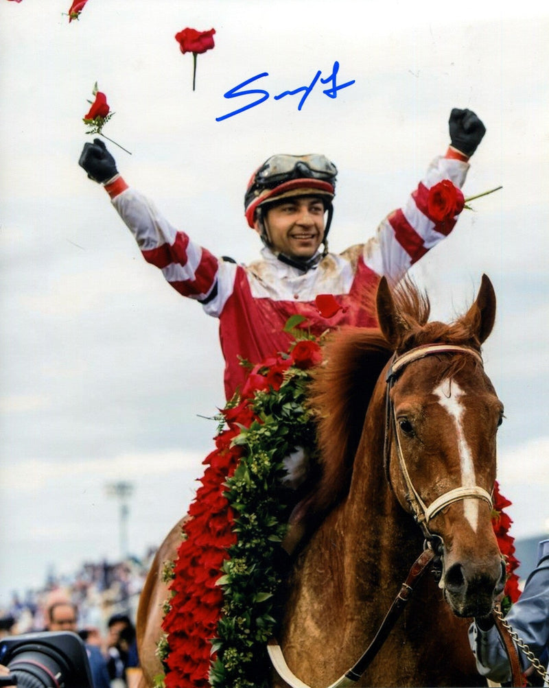 Sonny Leon Signed Rich Strike 2022 Kentucky Derby 8x10 Photo LSCM COA A
