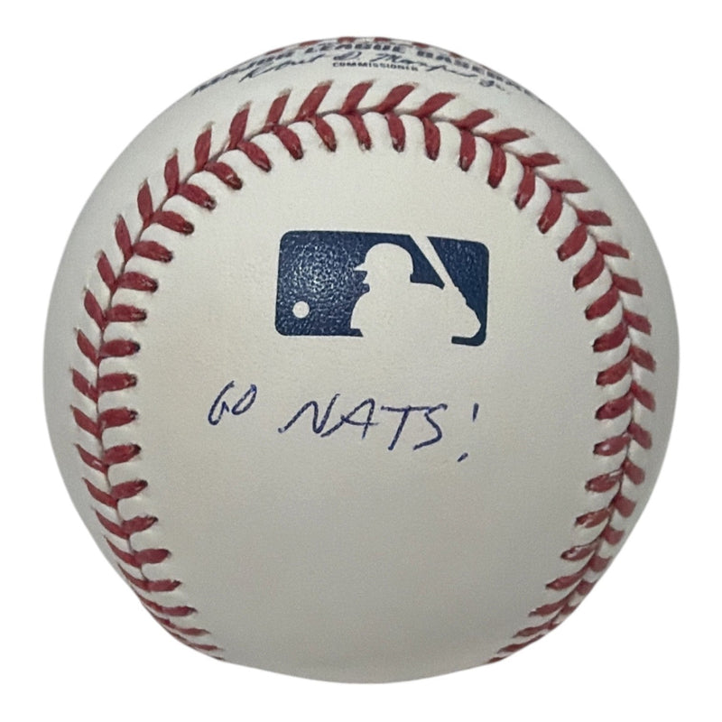 Blake Butera Signed Autographed ROMLB Baseball w/ Go Nats! JSA COA Nationals