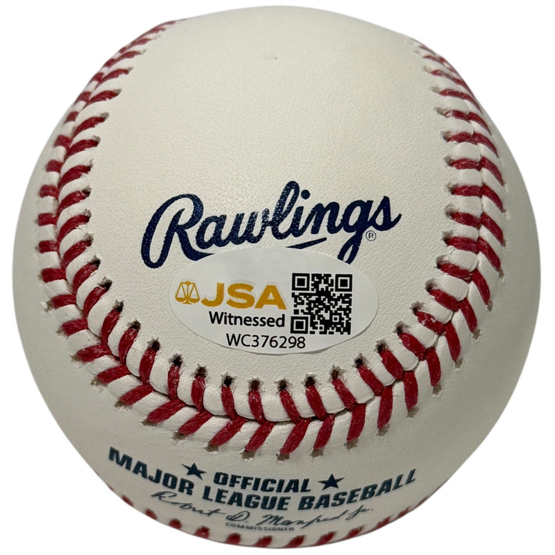 Jett Williams Signed Autographed ROMLB Baseball JSA Witness COA Brewers