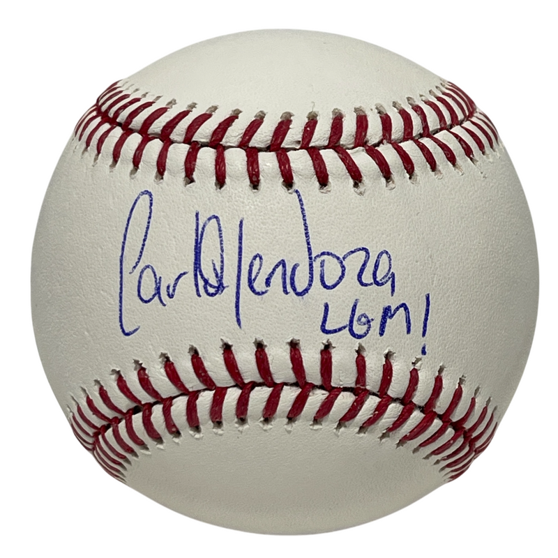 Carlos Mendoza Signed Auto ROMLB Baseball w/ LGM! Beckett Witness BAS COA