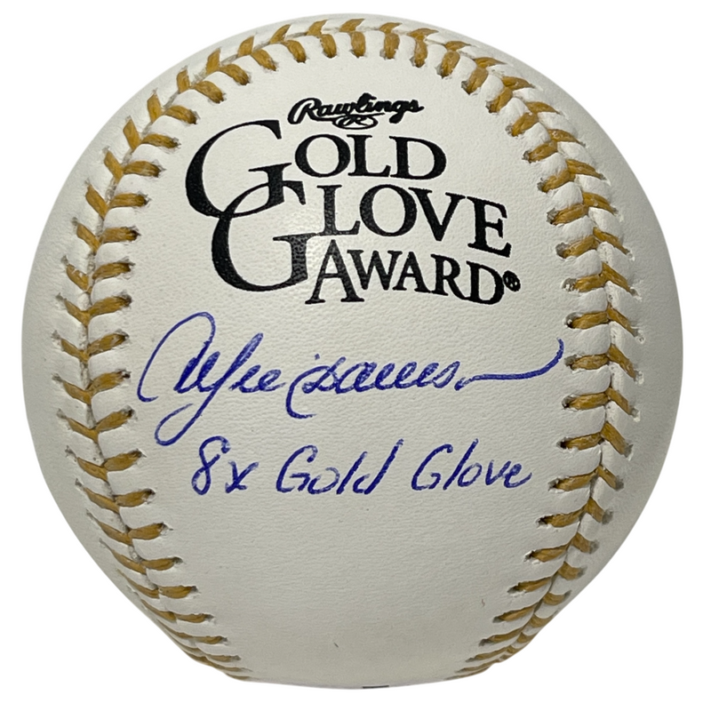 Andre Dawson Signed Rawlings Gold Glove Baseball w/ 8x GG Beckett Wit BAS COA