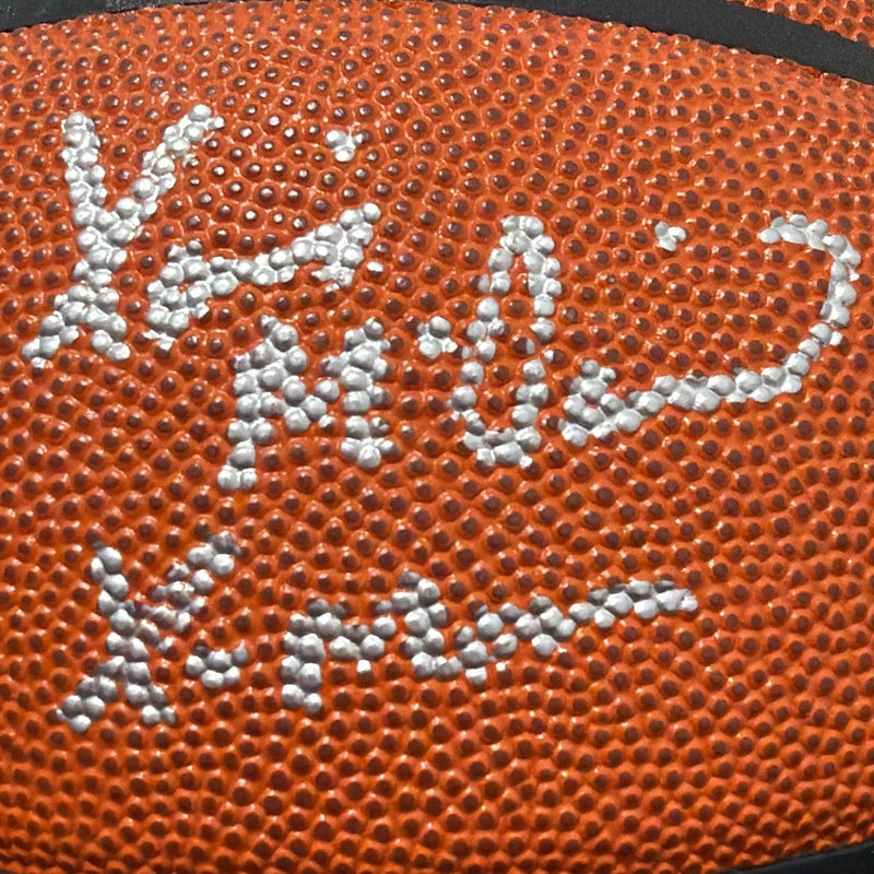 Xavier McDaniel Signed Wilson NBA Basketball w/ X-Man Insc. JSA Witness COA