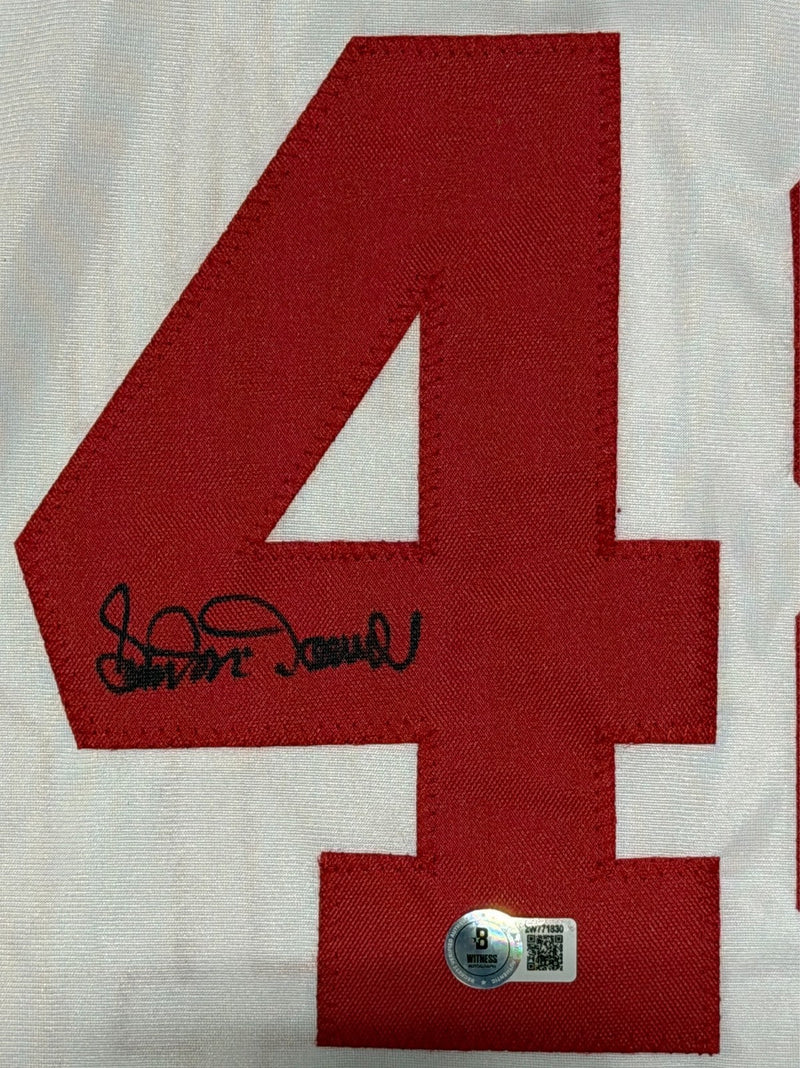 Sam McDowell Signed Cleveland Indians Custom Jersey Beckett Witness BAS COA