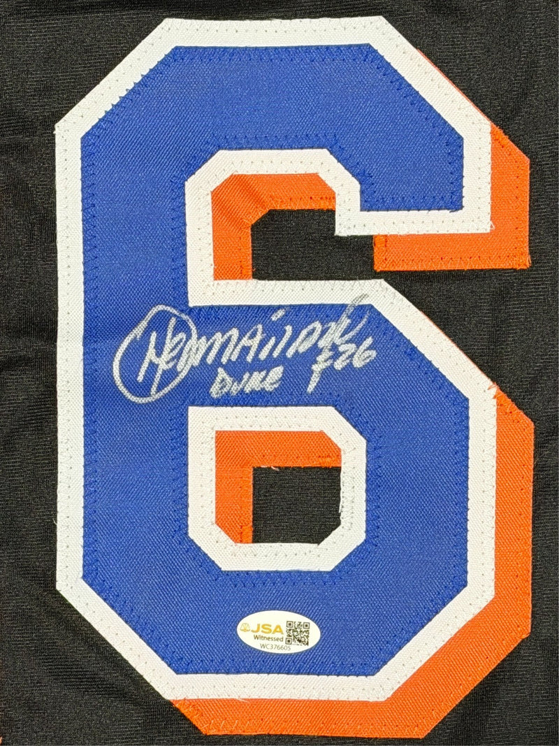 Orlando Hernandez Signed New York Mets Custom Jersey w/ Duque JSA Witness COA