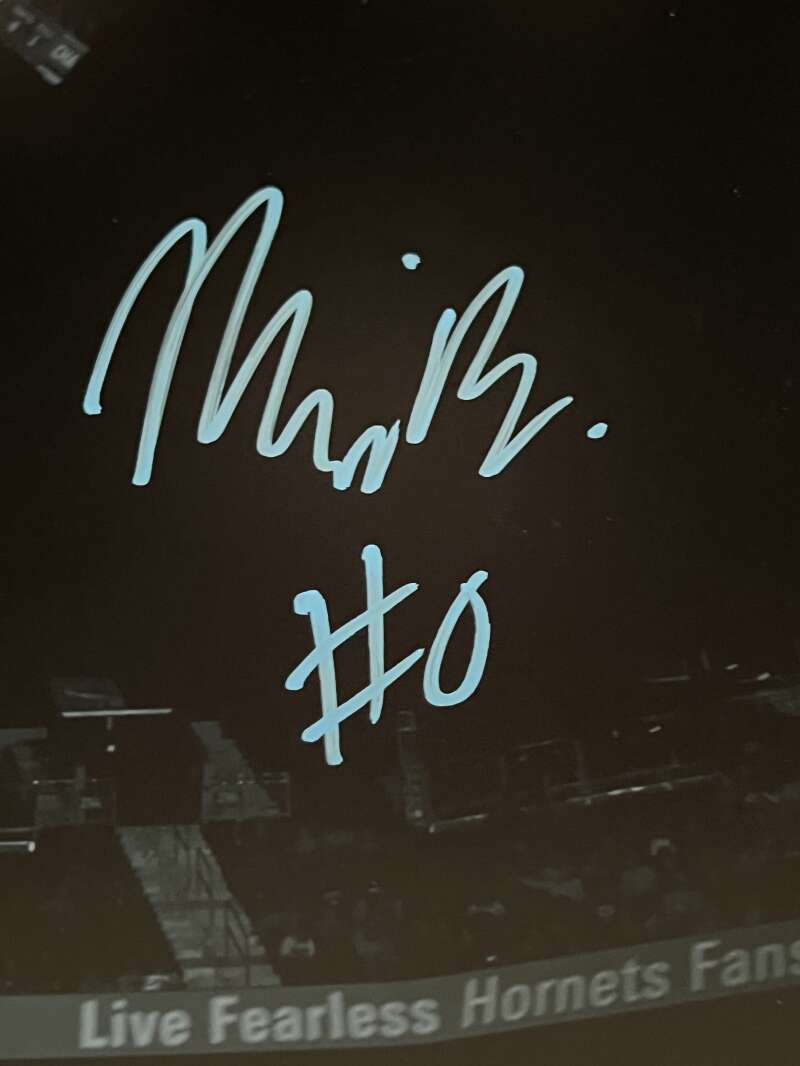 Miles Bridges Signed Auto 24x16 Photo Baseline Jam 15/100 Upper Deck UDA COA