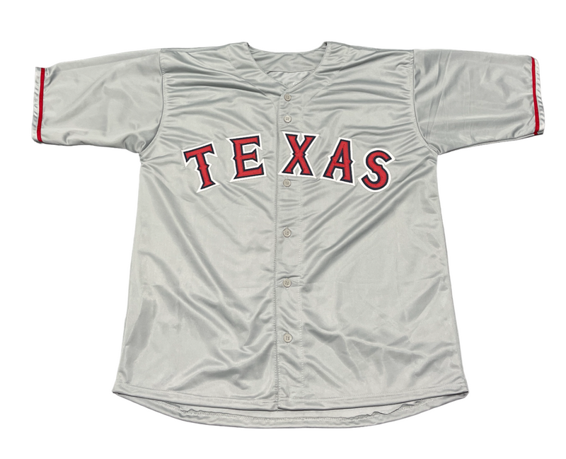 Juan Gonzalez Signed Rangers Custom Jersey w/ 96, 98 AL MVP Beckett Wit BAS COA