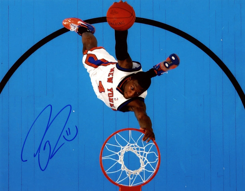 Nate Robinson Signed New York Knicks 8x10 Photo w/ Smiley Face LSCM COA #3