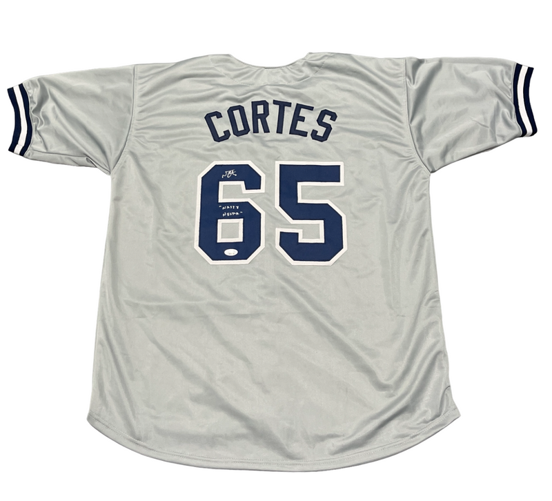 Nestor Cortes Signed New York Yankees Custom Jersey w/ Nasty Nestor JSA COA