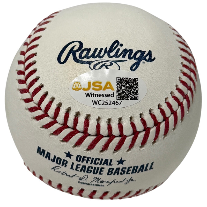 Jeff Reardon Signed Autographed ROMLB Baseball w/ 367 SV JSA WITNESS COA