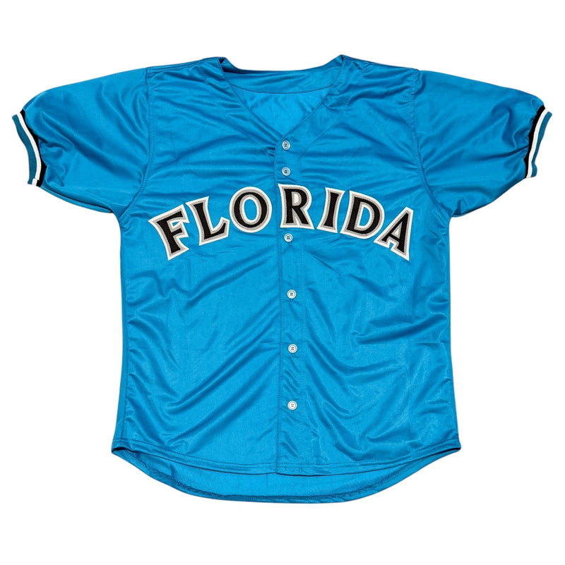Livan Hernandez Signed Florida Marlins Custom Jersey w/ MVP 1997 WS JSA COA