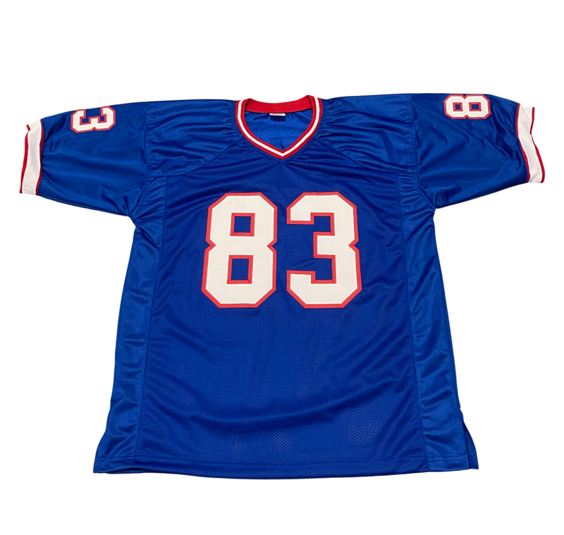 Andre Reed Signed Buffalo Bills Custom Jersey Beckett Witness BAS COA