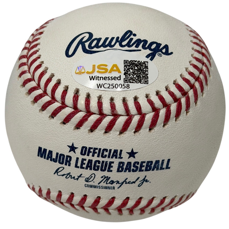 Jose Rijo Signed Autographed ROMLB Baseball w/ 90 WS MVP JSA WITNESS COA