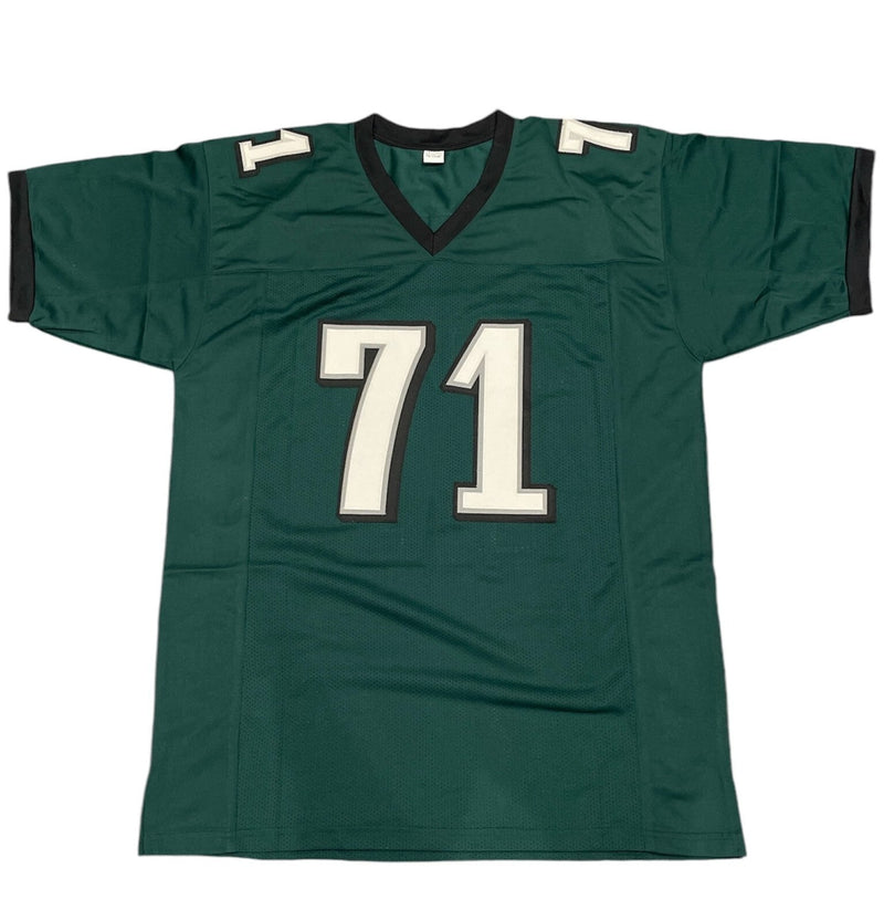 Jason Peters Signed Philadelphia Eagles Custom Jersey Beckett Witness BAS COA