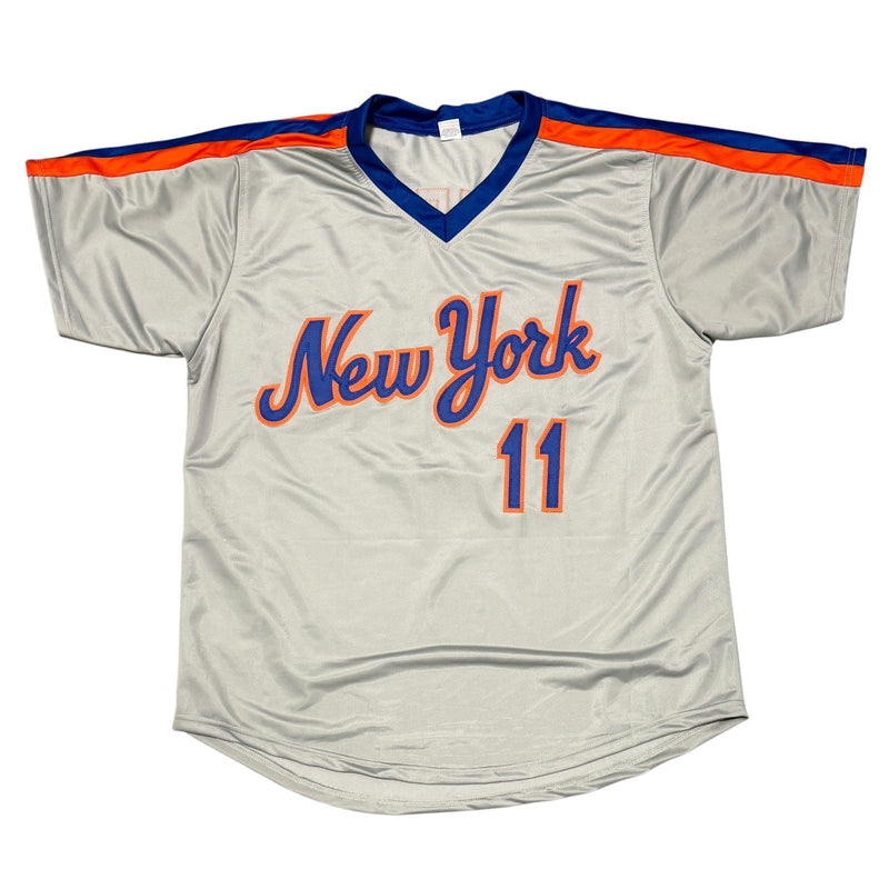 Tim Teufel Signed New York Mets Custom Jersey w/ 86 WSC JSA Witness COA
