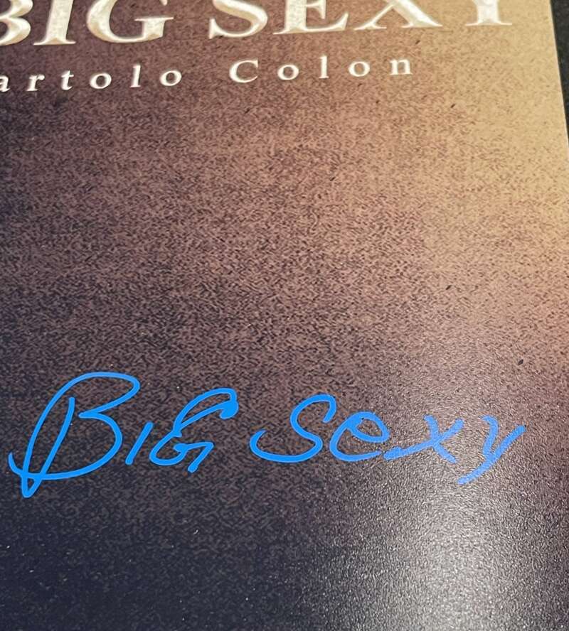 Bartolo Colon Signed Autographed 16x20 Photo Comp PSA COA Big Sexy Mets