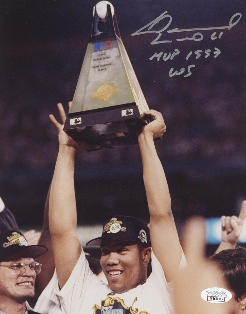 Livan Hernandez Signed Florida Marlins 8x10 Photo w/ MVP 1997 WS JSA COA #1