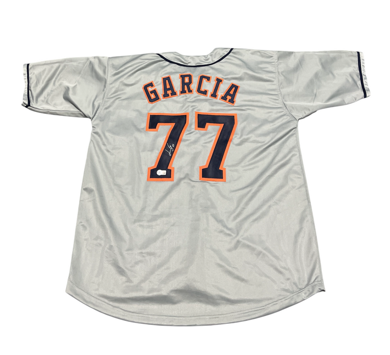 Luis Garcia Signed Houston Astros Custom Jersey Beckett Witness BAS COA