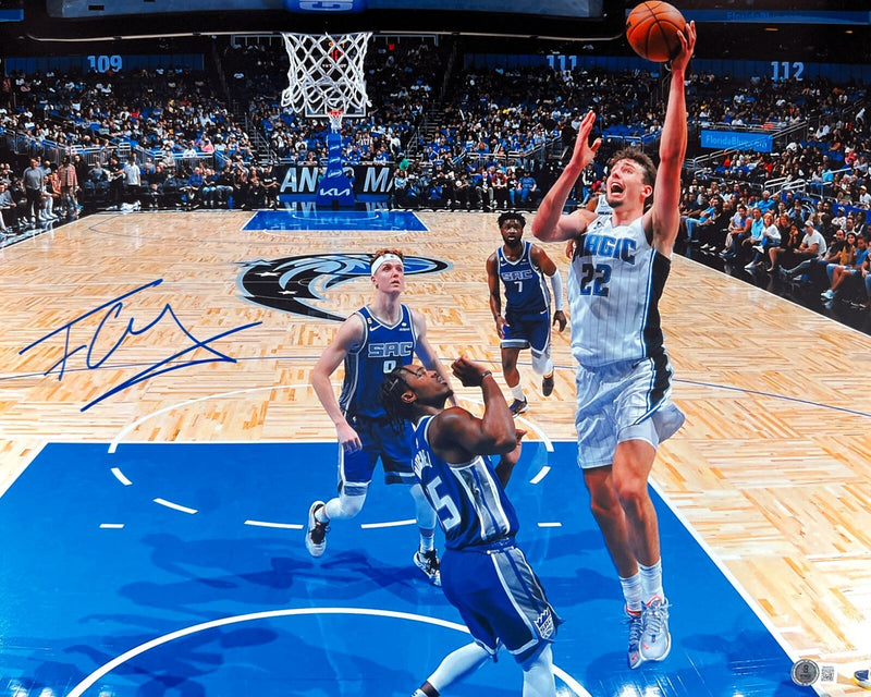 Franz Wagner Signed Orlando Magic 16x20 Photo Beckett Witness BAS COA
