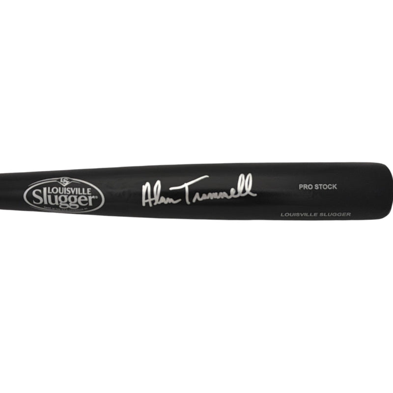 Alan Trammell Signed Autographed Louisville Slugger Black Bat JSA Witness COA