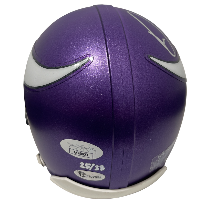 Dalvin Cook Signed Autographed Minnesota Vikings Speed Mini Helmet LE/33 JSA COA
