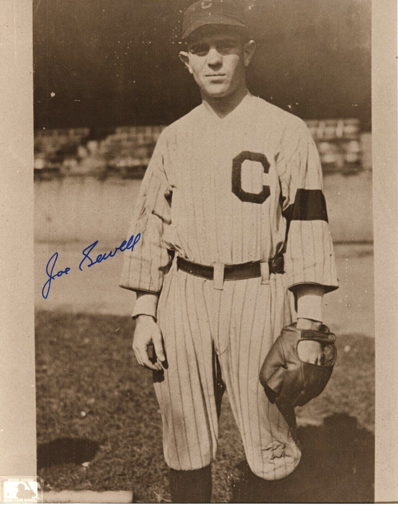 Joe Sewell Signed Autographed Cleveland Indians 8x10 Photo LSCM COA