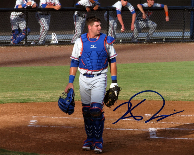 Kevin Plawecki Signed Autographed St. Lucie Mets 8x10 Photo LSCM COA #7