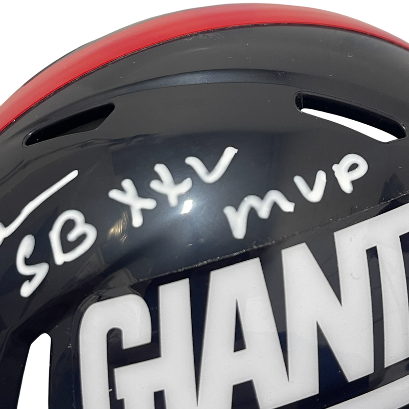 Ottis Anderson Signed Giants TB Mini Helmet w/ SB XXV MVP Beckett Wit BAS COA