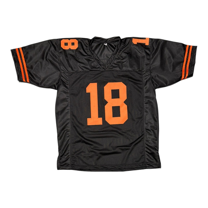 Cooper Barkate Signed Miami Hurricanes Black Custom Jersey Beckett Wit. BAS COA