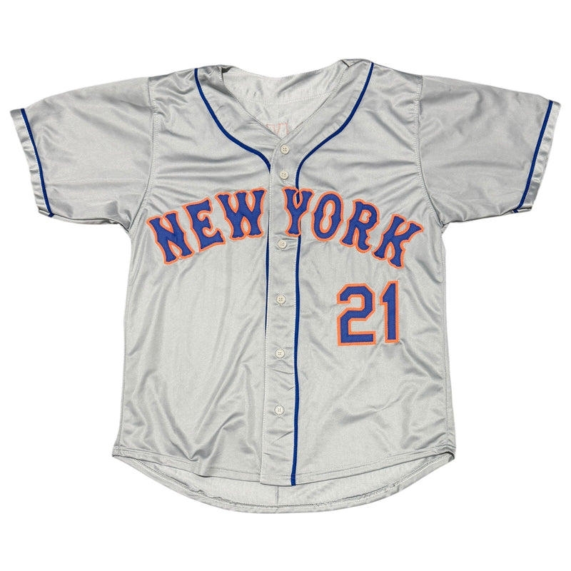 Jonah Tong Signed Autographed New York Mets Custom Jersey JSA Witness COA