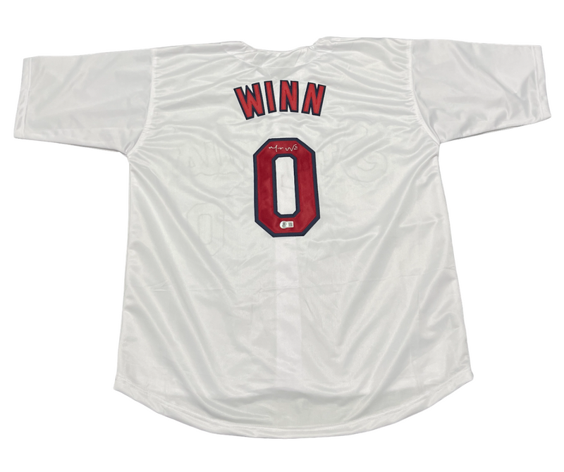 Masyn Winn Signed St Louis Cardinals Custom Jersey Beckett BAS COA