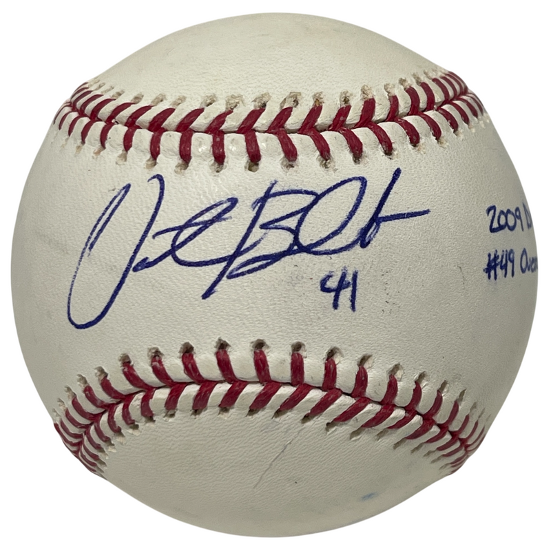 Vic Black Signed ROMLB Baseball w/ 2009 Draft 49 Overall Pirates Mets LSCM COA