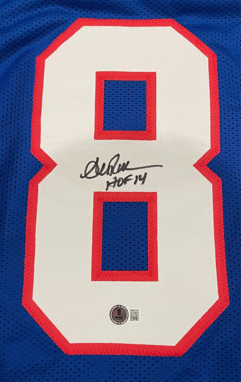 Andre Reed Signed Buffalo Bills Custom Jersey w/ HOF 14 Beckett Witness BAS COA