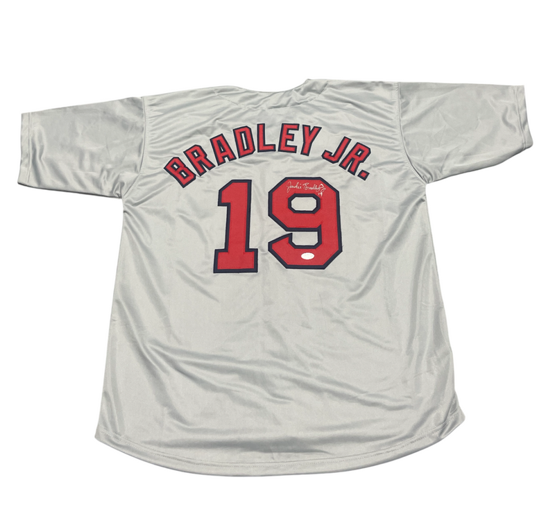 Jackie Bradley Jr Signed Autographed Boston Red Sox Custom Jersey JSA COA