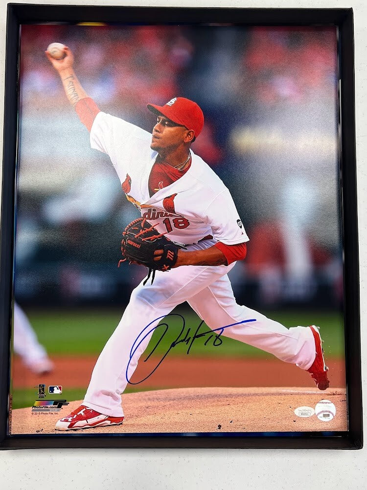 Carlos Martinez Signed Autographed 16x20 Photo JSA COA St Louis Cardinals