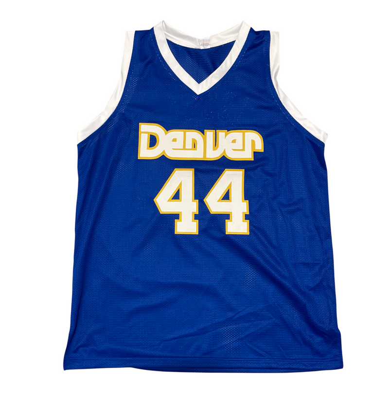 Dan Issel Signed Denver Nuggets Custom Jersey w/ HOF 93 Beckett Witness BAS COA