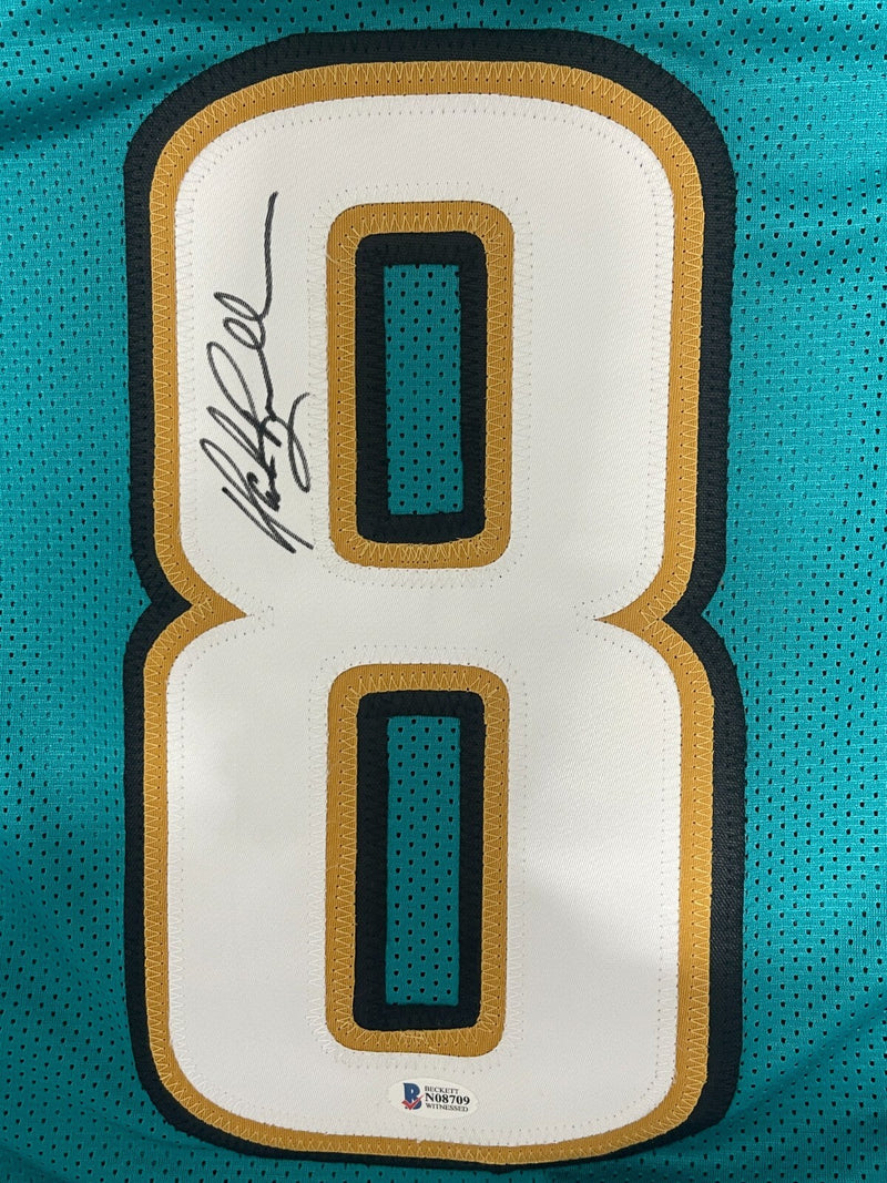 Mark Brunell Signed Jacksonville Jaguars Custom Jersey Beckett Witness BAS COA