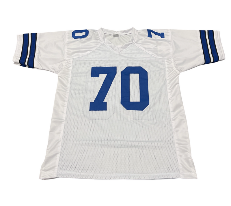 Zack Martin Signed Dallas Cowboys Custom White Jersey Beckett Witness BAS COA