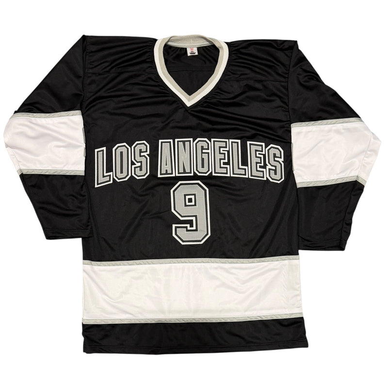 Bernie Nicholls Signed Autographed LA Kings Black Custom Jersey JSA Witness COA