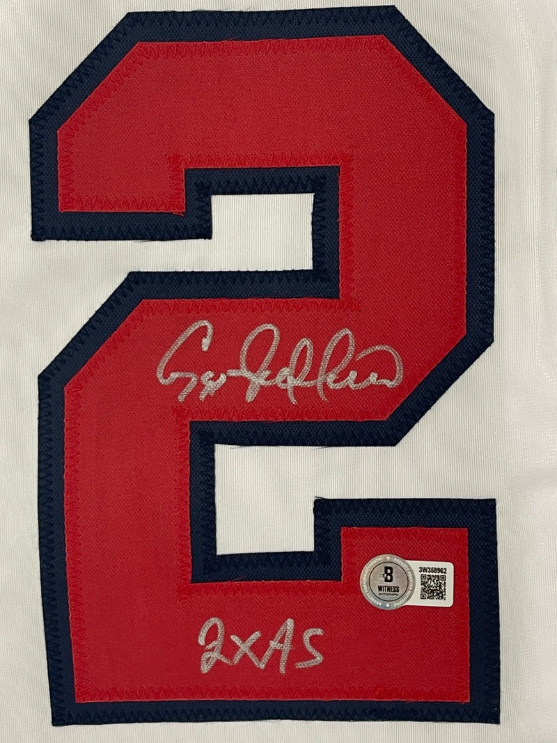 Gregg Jefferies Signed Cardinals Custom Jersey w/ 2x AS Beckett Witness BAS COA
