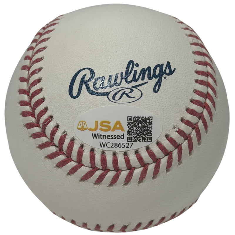 Lee Smith Signed Autographed HOF Logo Baseball JSA WITNESS COA