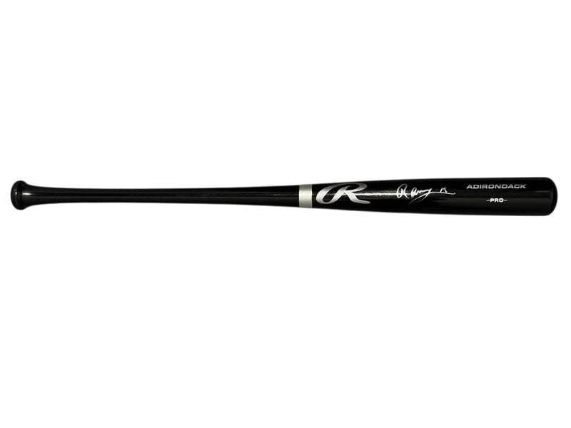 Ronny Mauricio Signed Autographed Rawlings Black Bat JSA COA New York Mets