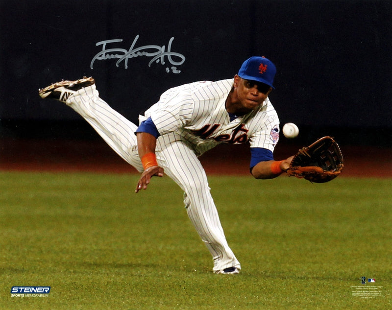 Juan Lagares Signed New York Mets 8x10 Steiner Photo LSCM COA
