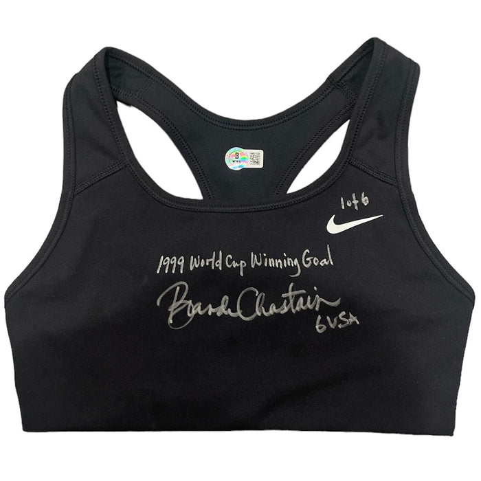 Brandi Chastain Signed Auto Bra 99 World Cup Winning Goal LE #/6 Beckett BAS COA