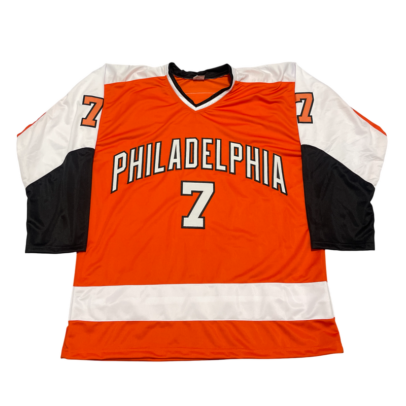 Bill Barber Signed Flyers Custom Jersey w/ HOF 90 Beckett Witness BAS COA