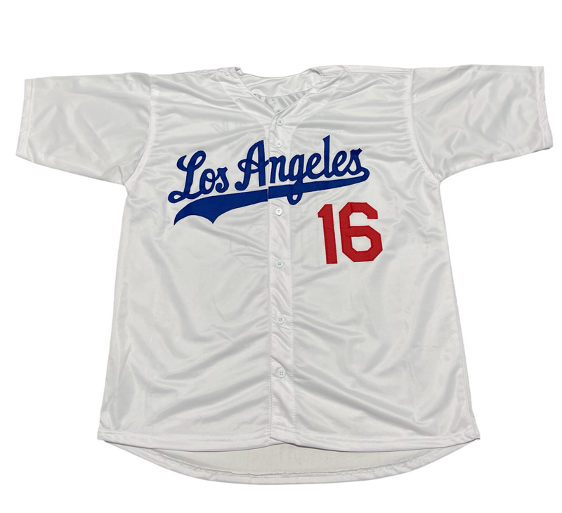 Rick Monday Signed Auto Dodgers Custom Jersey w/ 81 WS Champs Beckett BAS COA