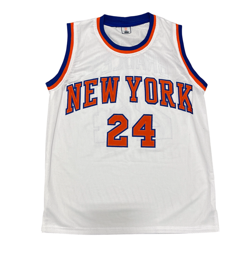 Bill Bradley Signed Autographed New York Knicks Custom White Jersey JSA COA